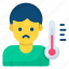 body temperature, temperature, thermometer, measuring, fever, measure 