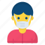 boy wearing mask, face mask, mask, protection, medical, face, coronavirus 