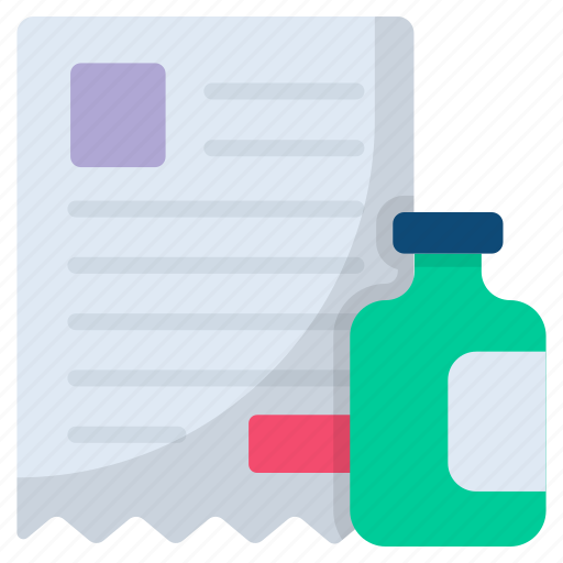 Invoice, medical receipt, bill, receipt, medical, medicine, pharmacy icon - Download on Iconfinder
