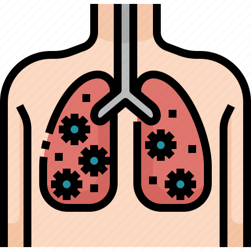 Bacteria, coronavirus, covid19, infected, lungs, medical, virus icon - Download on Iconfinder
