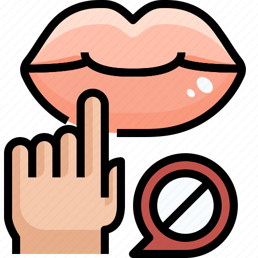 Beauty, do, healthcare, mouth, not, protection, touch icon - Download on Iconfinder