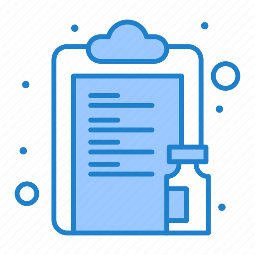 Drug, list, medicine, paper, vaccine icon - Download on Iconfinder