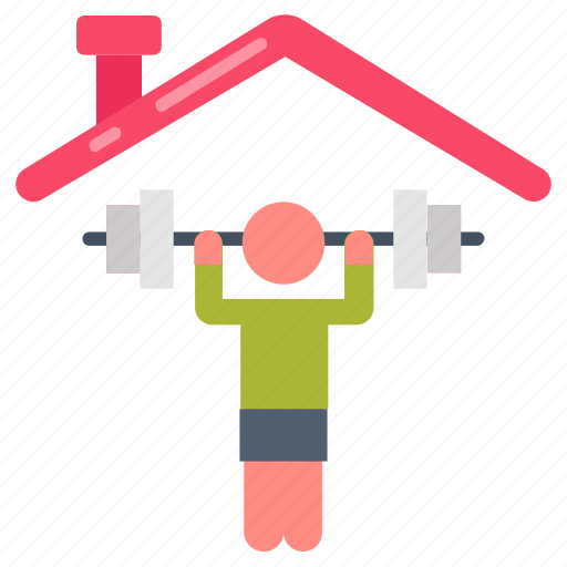 Home, workout, fitness, exercise, gym, training, cardio icon - Download on Iconfinder
