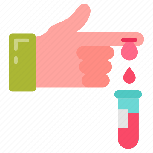 Blood, test, droplets, sample, collecting, hand, bleeding icon - Download on Iconfinder
