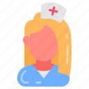 nurse, maid, attendant, female, caretaker