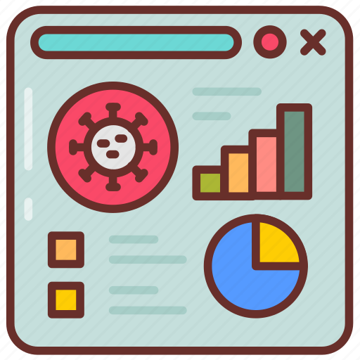 Covid, stats, corona, cases, rating, data, death icon - Download on Iconfinder