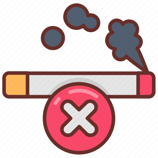 No, smoking, anti, prohibited, smoke, cigarette icon - Download on Iconfinder