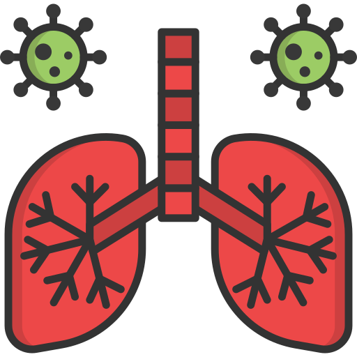 Breathing, coronavirus, lungs, problem, shortness of breathe icon - Free download