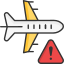 aeroplane, air travel, avoid, flight, travel, vacation, warning 