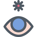 corona, disease, eye, virus