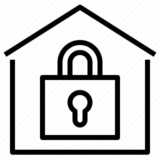 Lockdown, home, protection, restriction, control, house, security icon - Download on Iconfinder