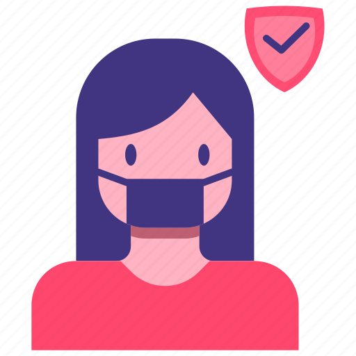 Facemask, female, mask, woman icon - Download on Iconfinder