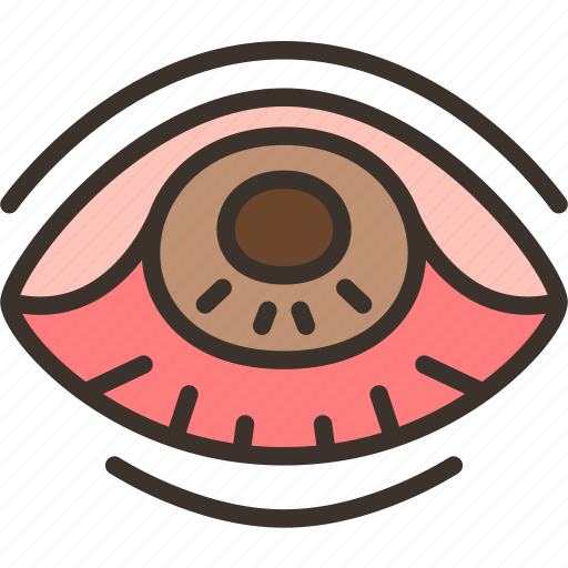 Conjunctivitis, eye, irritation, infected, allergic icon - Download on Iconfinder