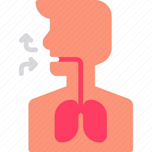 Breathing, chest, coronavirus, difficulting, lungs, pain icon - Download on Iconfinder