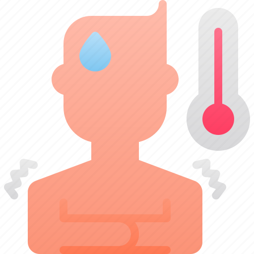 Chills, cold, coronavirus, fever, thermometer icon - Download on Iconfinder
