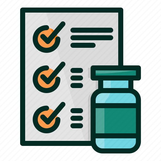 Report, healthcare, vaccine, vaccination, injection, medicine, covid19 icon - Download on Iconfinder