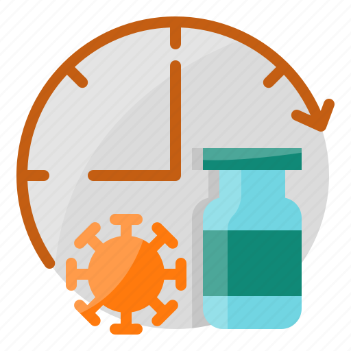 Vaccine, time, healthcare, injection, vaccination, duration, immunization icon - Download on Iconfinder