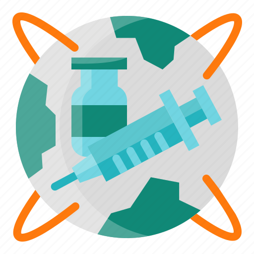 Vaccine, vaccination, injection, covid19, coronavirus, world, disease icon - Download on Iconfinder