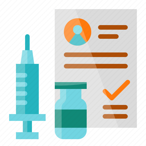 Vaccine, vaccination, covid19, medical, certificate, verify, check icon - Download on Iconfinder