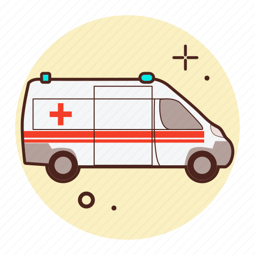 Ambulance, emergency, hospital, medicine, transport, vehicle icon - Download on Iconfinder