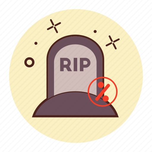 Dead, rip, death percent icon - Download on Iconfinder