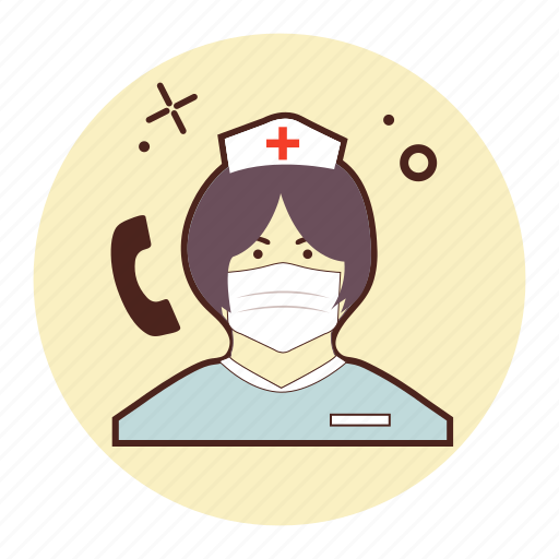 Call, communication, contact, message, nurse, phone, the icon - Download on Iconfinder
