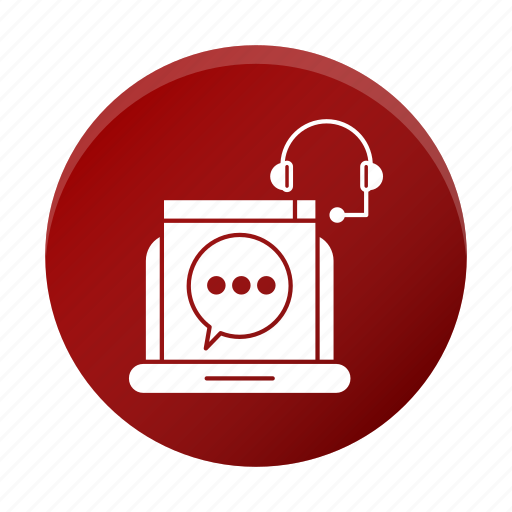 Business, chat, corporate, device, headphone, speech icon - Download on Iconfinder