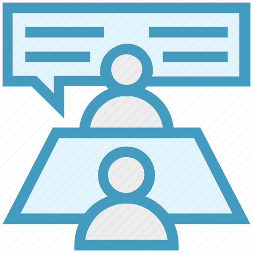 Business, communication, corporate, humans, management, talk, users icon - Download on Iconfinder