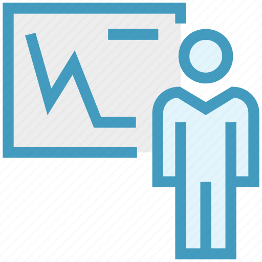 Analytics, board, business, graph, human, management, user icon - Download on Iconfinder