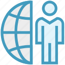 client, communication, earth, globe, management, user, world