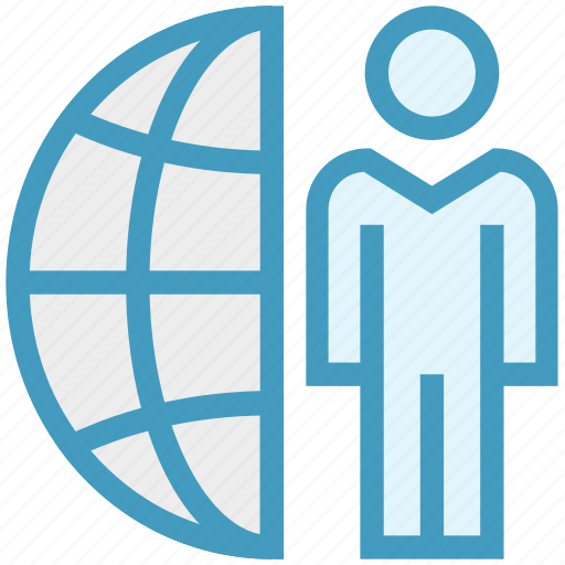 Client, communication, earth, globe, management, user, world icon - Download on Iconfinder
