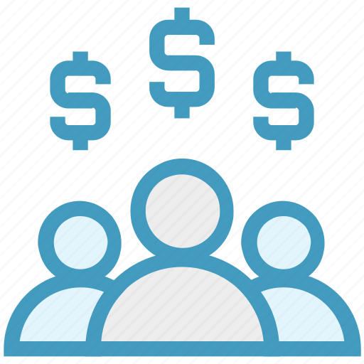 Corporate, dollar sign, group, management, team, users, worker icon - Download on Iconfinder