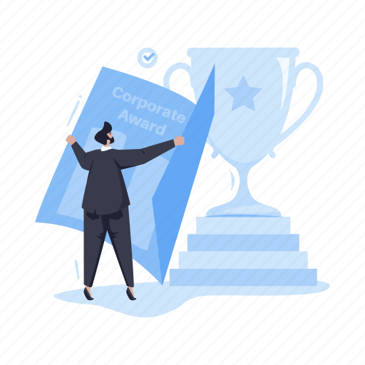 Cup, trophy, business, achievement, winner, award, victory illustration - Download on Iconfinder