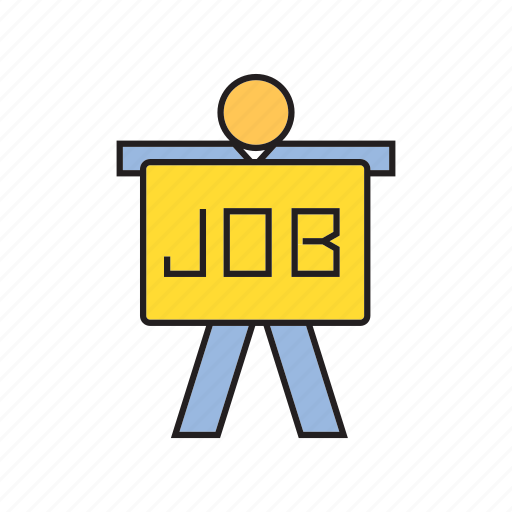 Employee, job, jobless, people, present icon - Download on Iconfinder