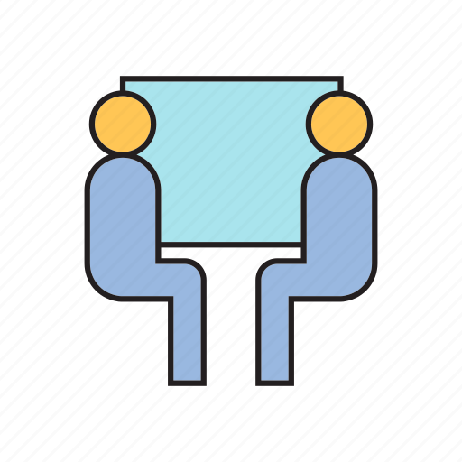 Business, business meeting, company, corporate, management, sitting, whiteboard icon - Download on Iconfinder