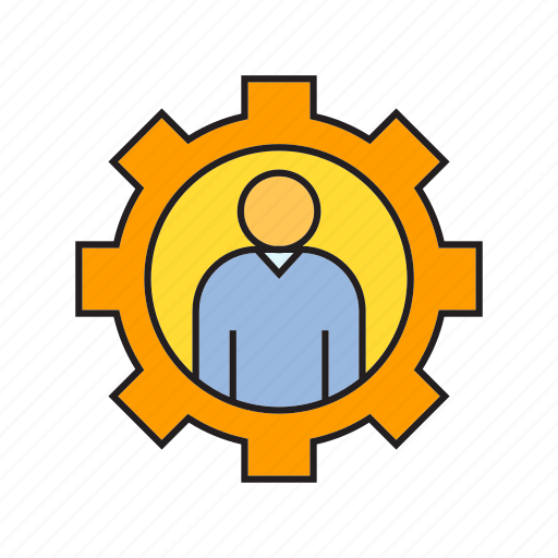 Cog, gear, people, system icon - Download on Iconfinder