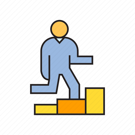 People, running, stair, walk icon - Download on Iconfinder