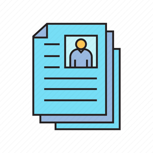 Document, job, job application, papers, profile, resume icon - Download on Iconfinder