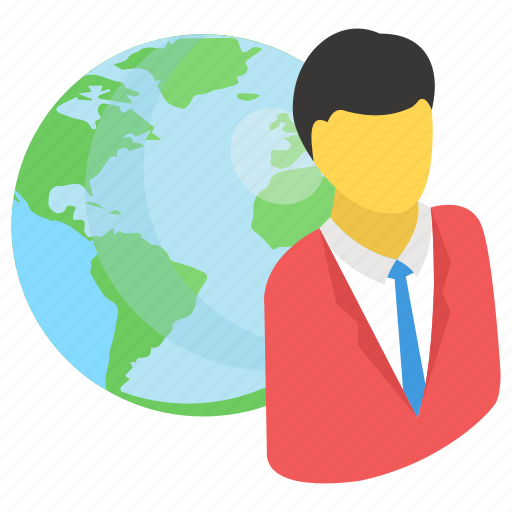 Foreign businessman, global business, global trader, overseas businessman, worldwide business icon - Download on Iconfinder