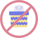 no, gift, prohibited, avoid, decline, reject, ban