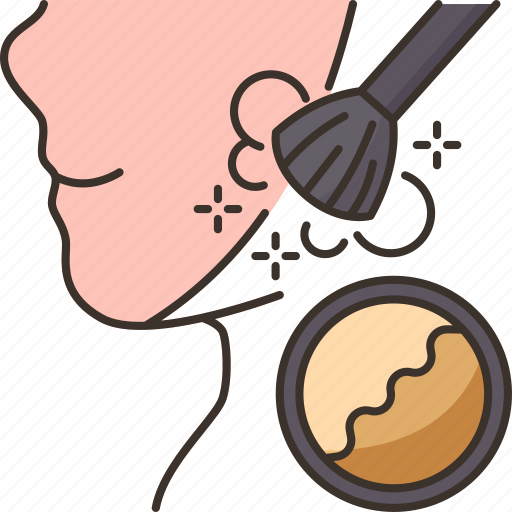 Bronzer, contour, facial, makeup, beauty icon - Download on Iconfinder
