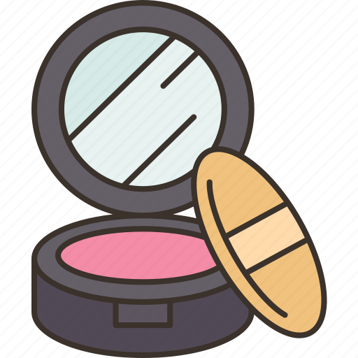 Blush, powder, compact, face, beauty icon - Download on Iconfinder