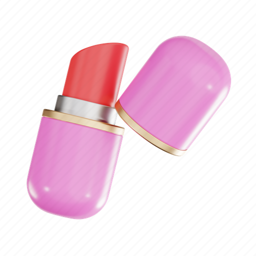 Lipstick, makeup, beauty, cosmetic, woman, make-up 3D illustration - Download on Iconfinder