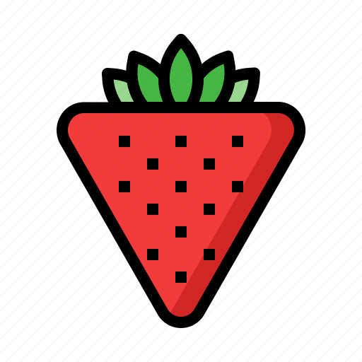 Strawberry, fruit, vegan, nutrition, organic icon - Download on Iconfinder
