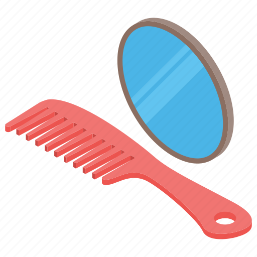 Barber tools, beauty equipments, comb, dressing, mirror, salon equipments icon - Download on Iconfinder