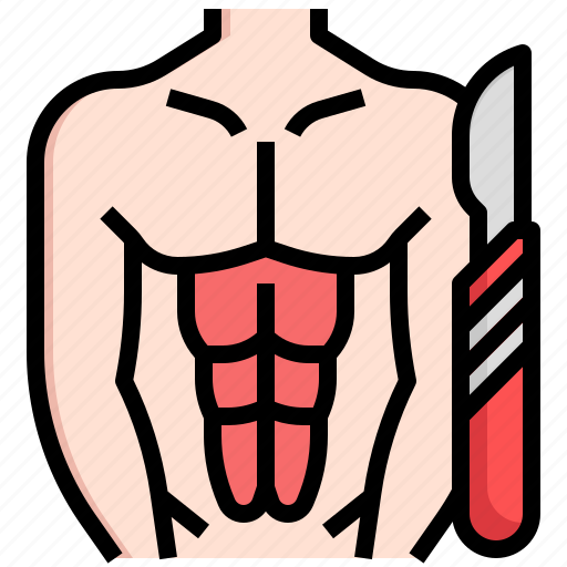 Six, pack, surgery, beauty, cosmetic icon - Download on Iconfinder