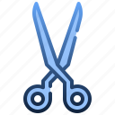 scissors, office, material, education, stationery, cut