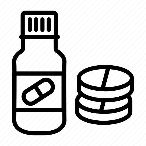 Bottle, capsol, drugs, healthcare, medicine, pills, tablets icon - Download on Iconfinder