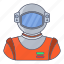 astronomy, cosmonaut, person, science, space, suit icon 