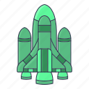 launch, rocket, space, spaceship, startup icon